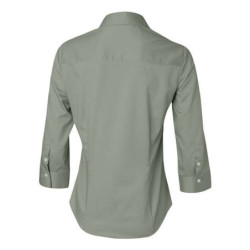 Women's Three-Quarter Sleeve Baby Twill Shirt