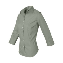 Women's Three-Quarter Sleeve Baby Twill Shirt