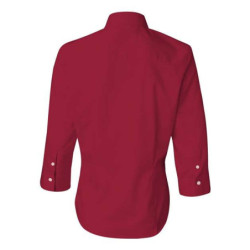 Women's Three-Quarter Sleeve Baby Twill Shirt