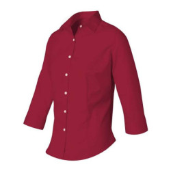 Women's Three-Quarter Sleeve Baby Twill Shirt