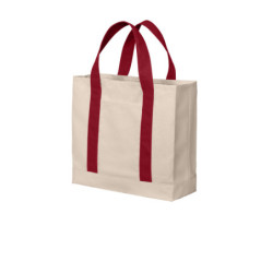 Port Authority Cotton Canvas Two-Tone Tote BG429