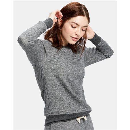 Women's French Terry Raglan Boat Neck